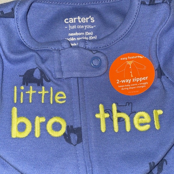 Carter’s Little Brother Footie - Picture 2 of 2